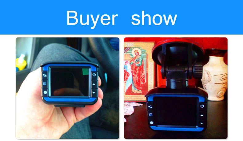 Cross-Border Factory Direct Sales Vg3 Two-In-One Driving Recorder Digital Dog Car Radar Speedometer English-Russian Bilingual