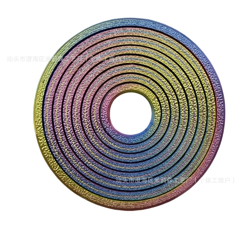 3D Printed Fidget Spinner Fidget Ring Toy for Adults Rotating Ring Decompression Toy Creative