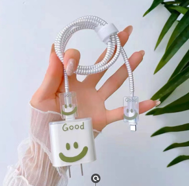 Aplicable para Apple 16pro cable de datos 15 protector de cargador iPhone 14 protector de cabeza de carga de teléfono móvil