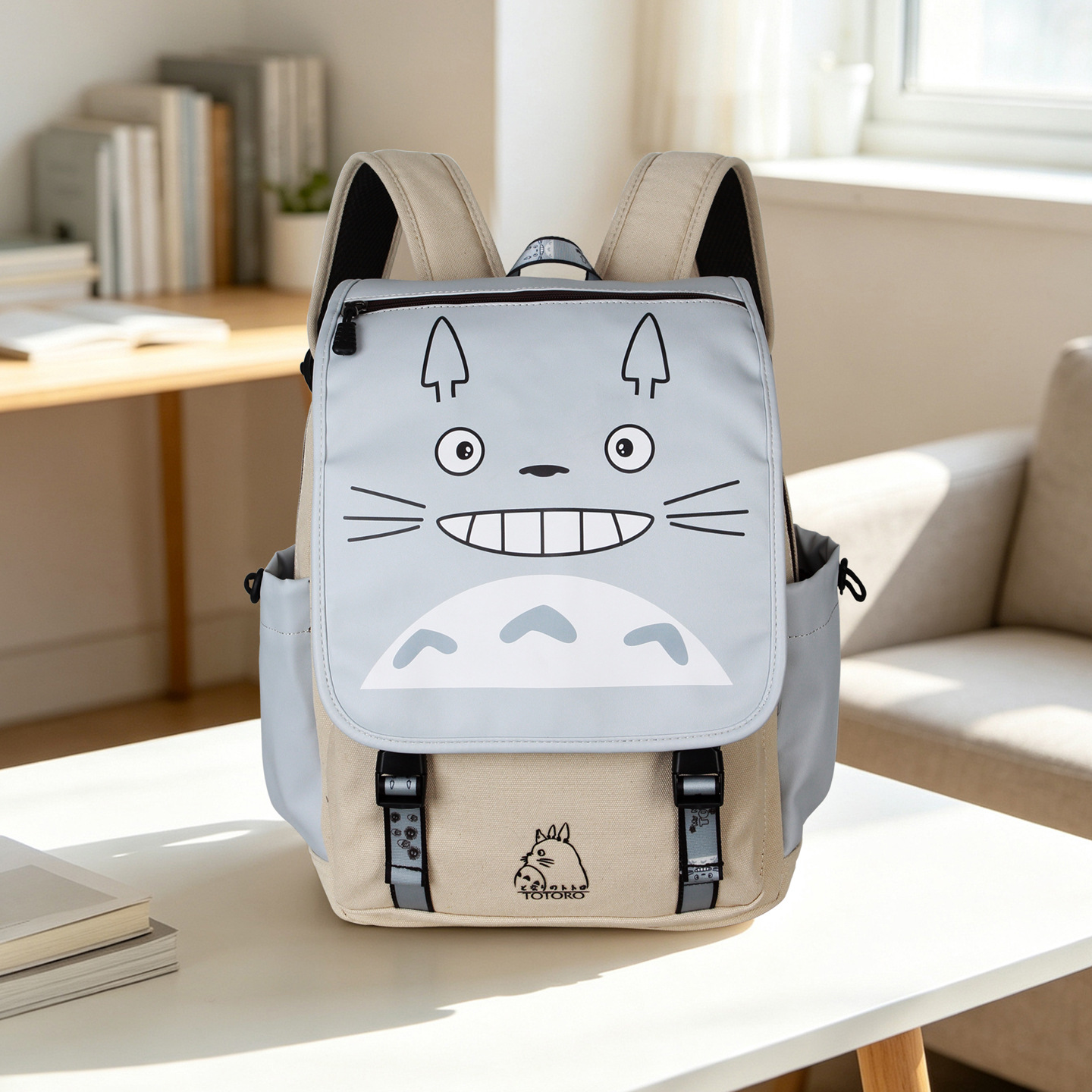 Mochila Escolar para Estudiantes de Lona Resistente al Desgaste para Escuela