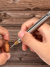 锂电雕刻笔电动小型电磨机手持玉石桃核牙机木工文玩葫芦 刻字笔
