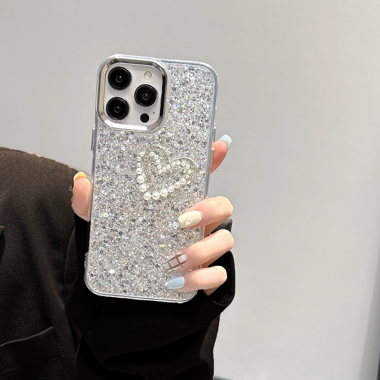 Apple, iPhone16, совместимый чехол для телефона, стразы на ногтях, стиль высокого качества, 14промакс