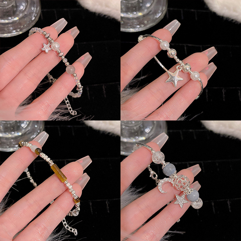 Wholesale Jewelry IG Style Heart Shape Bow Knot Copper Zircon Plating Inlay Bracelets Chain-free display picture 7