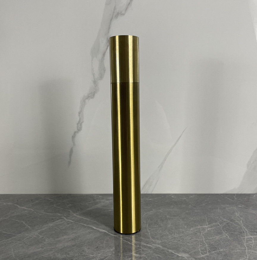 Modern Light Luxury Brass Metal Candlestick Ornaments Exhibition Hall Model Room Home Living Room Dining Room TV Cabinet Soft Decorations