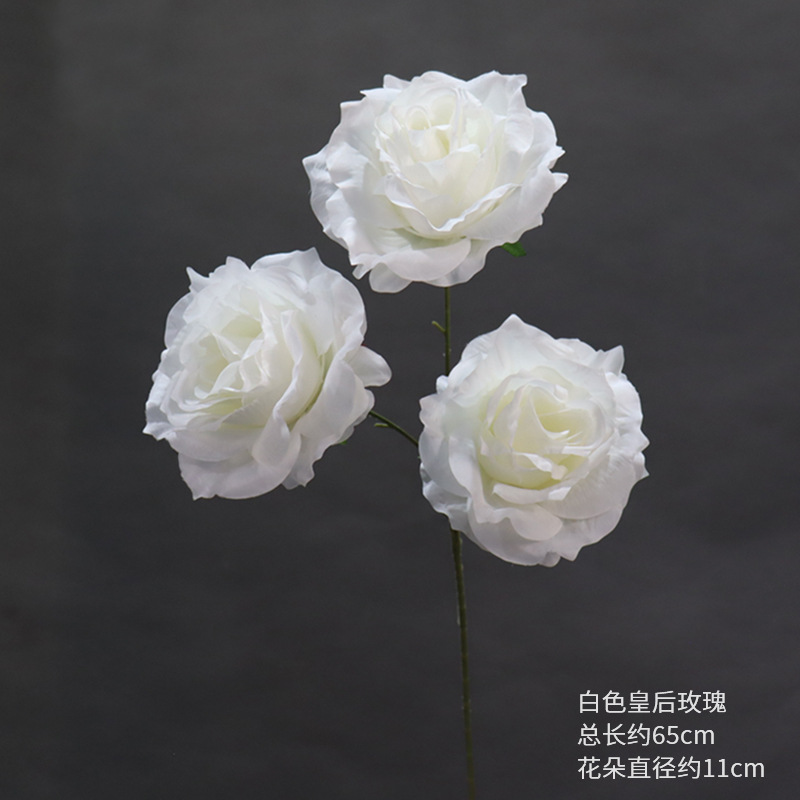 Material de flor de boda blanco brumoso artificial Misty Wedding Hall decoración camino plomo arreglo de flores techo flor artificial Flor de plástico