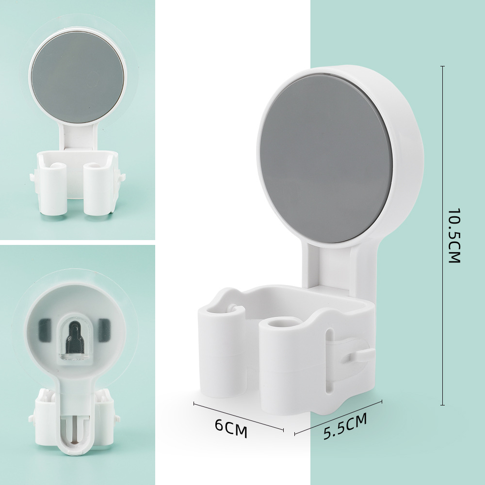 Luz de lujo hogar colgando fregona gancho de perforación-libre almacenamiento rack baño almacenamiento ventosa fuerte hebilla pared colgando fregona rack