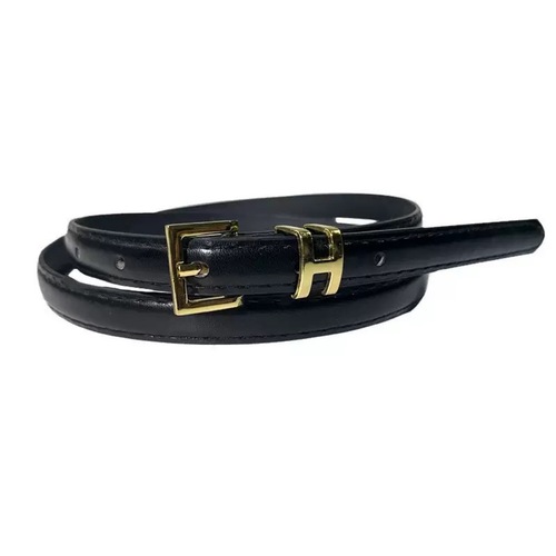 Glamorous Guangzhou High-End H-Shaped Buckle Small Belt Decorated Dress, Jeans Pants Wide Fashion, Versatile Fine Belt