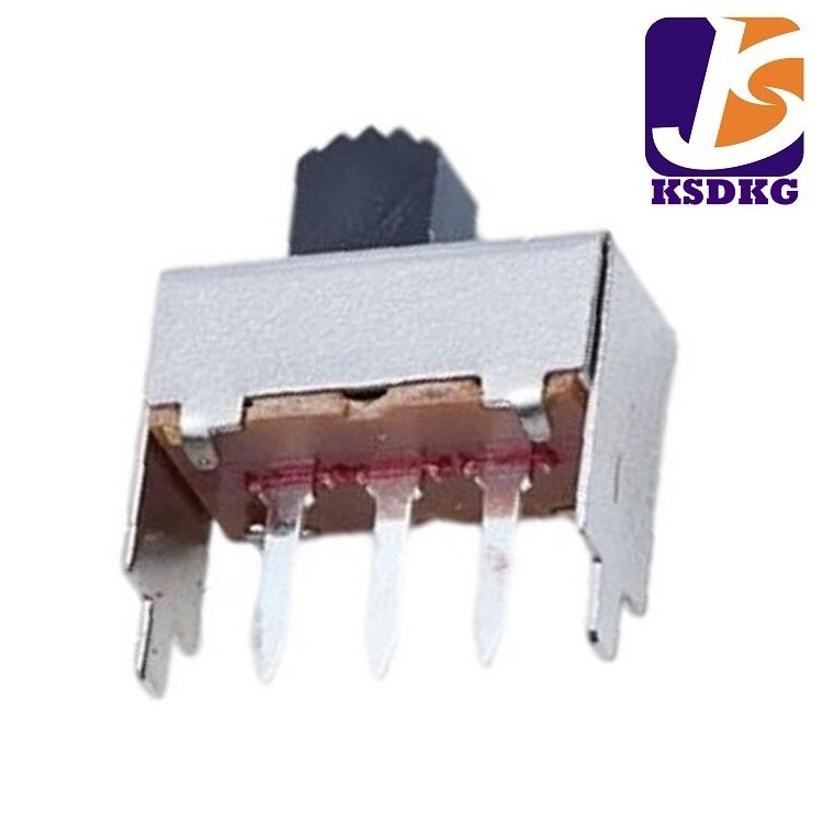 厂家直销二段滑动开关2昂 2档拨动开关3脚  直柄拨码开关两位