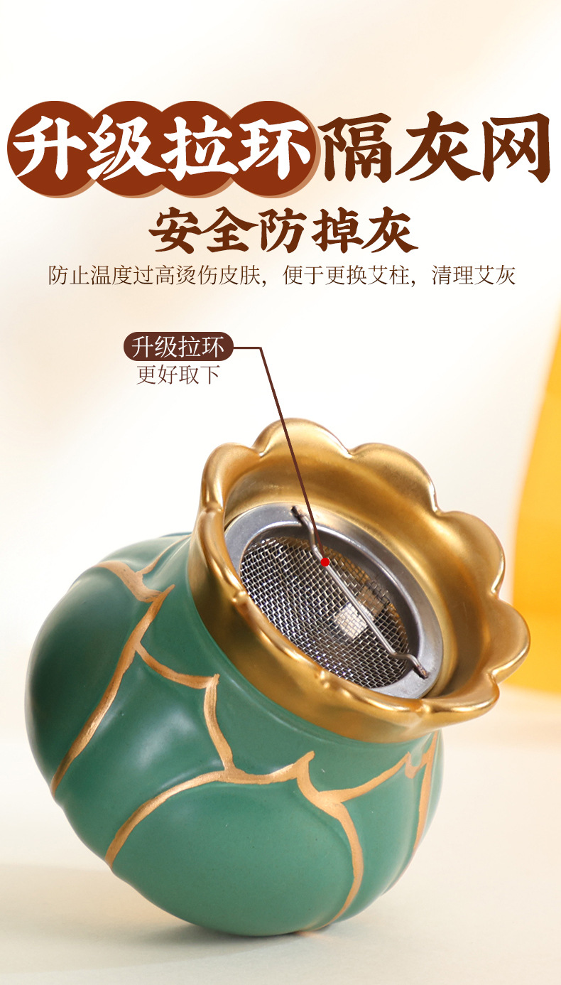 Purple Clay Fire Dragon Jar Portable Moxibustion Gua Sha Massage Tool Dual Use Home Wellness Device key features