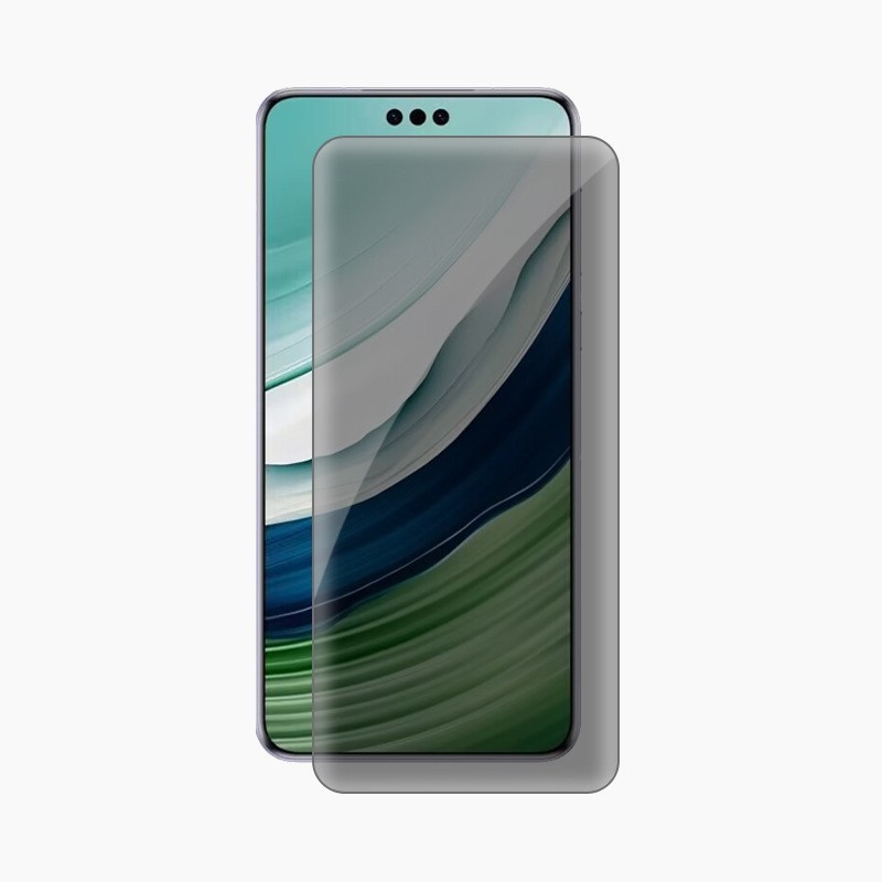 Aplicable a la superficie curvada de Huawei mate60Pro pegamento completo película de borde templado pegamento a prueba de Pío Huawei 60ProUV película protectora de luz púrpura