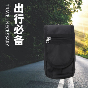 Cross-border hot sale mobile phone bag casual waist bag pen pocket 6.3-inch flip mobile phone waist bag waist bag mobile phone bag