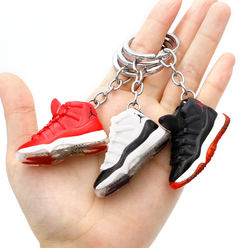 Aj11 Gypsophila Big Devil Big Slam Dunk 3D Slam Dunk Keychain Pendant 11Th Generation Model Creative Pendant Aj11 Gypsophila Big Devil Big Slam Dunk 3D Slam Dunk Keychain Pendant 11Th Generation Model Creative Pendant