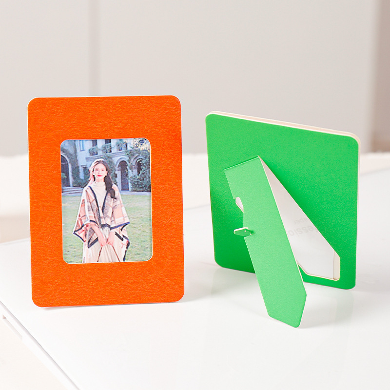 Polaroid Cardboard Photo Frame with Stand Table Decoration Framed Mini 3inch Photo Idol Star Cardboard Picture Frame