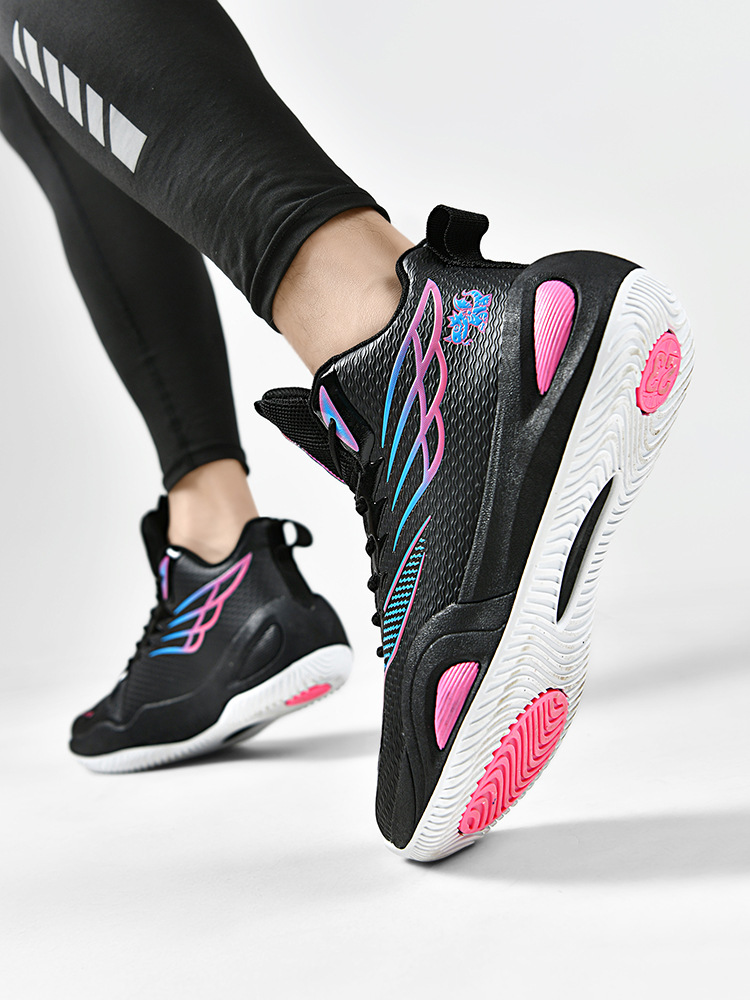Zapatos de baloncesto de cuero para hombres de otoño nuevos zapatos deportivos antideslizantes juveniles zapatos de entrenamiento profesional image 4