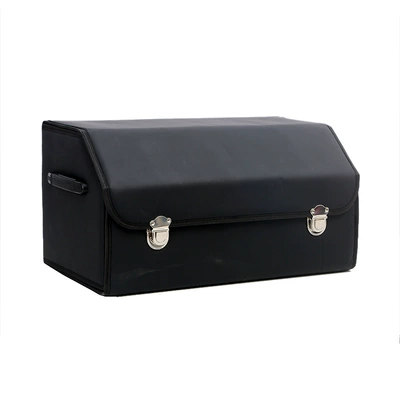 Car storage bag/box – organizer - pure-black-large-size-303030cm