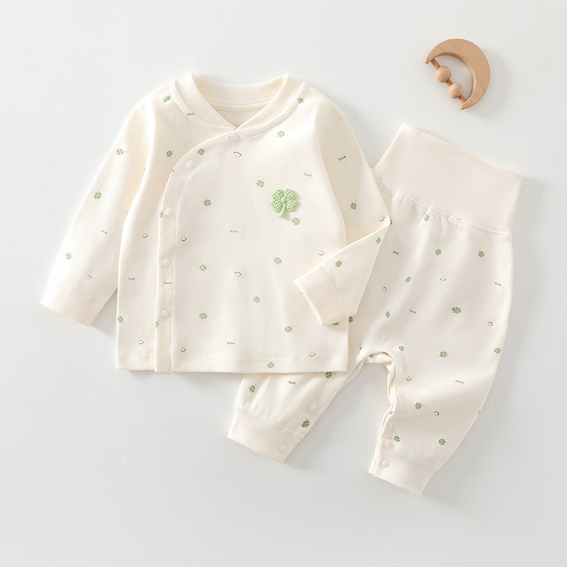 新生児下着セット、秋服、長袖長ズボン、純綿ボトムス、秋服、長ズボン|undefined