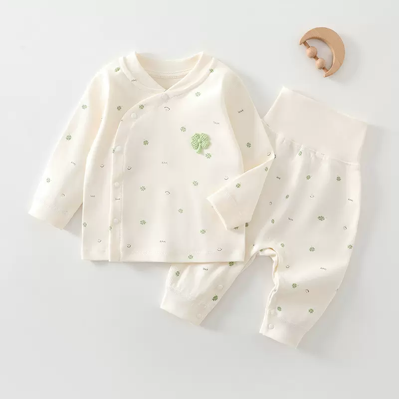 婴儿秋衣套装a类春秋纯棉毛衫打底儿童秋裤高腰分体男女宝宝内衣