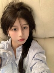 蓝白条纹长袖衬衫外套女秋外搭宽松显瘦薄款日系复古开衫衬衣潮