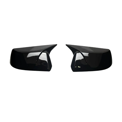 Suitable for 15-20 Cadillac Modified Chevrolet Tahoe Horn Rearview Mirror Housing Reversing Mirror Cover Adhesive (Other Automotive Exterior Supplies) - ox-horn-adhesive-glossy-black-pair
