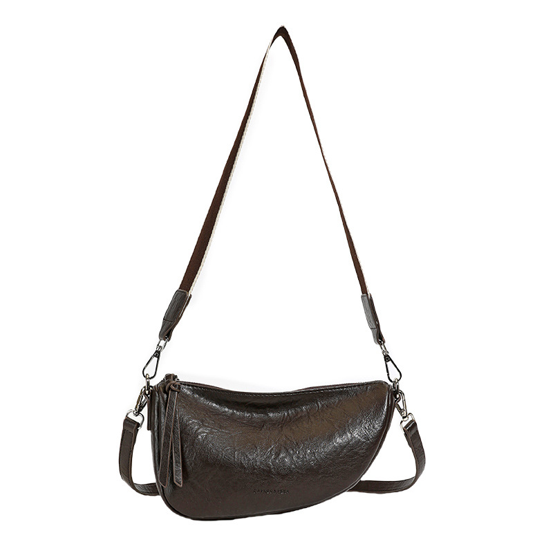 Bolso de hombro casual retro coreano para mujer 2025 verano nuevo bolso de silla de mensajero de nicho simple y versátil