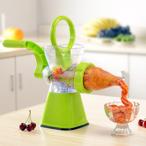 VHM7 manual juicer household multi-functional children's mini wheatgrass juicer hand-cranked fruit juice machine