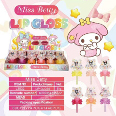 メーカー卸売 MissBetty 漫画スタイルリップグレーズサンリオ共同ブランド 6 グラムかわいいガーリーハートカラーリップグロス