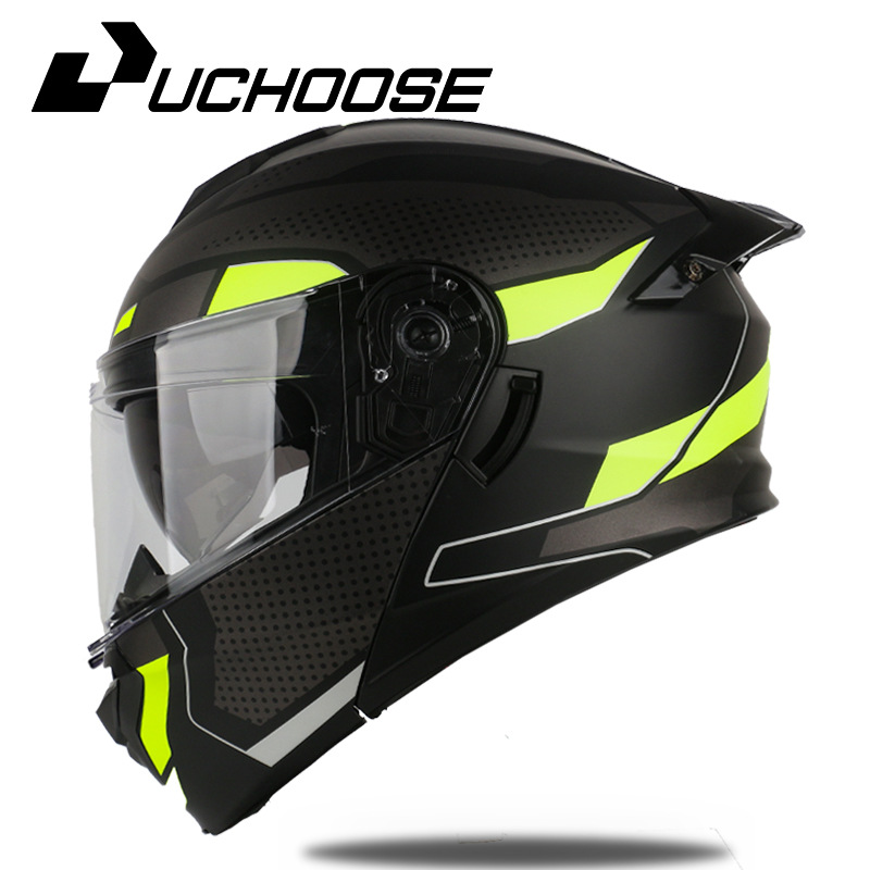 Casco de motocicleta, casco de exposición, ala de cola grande, certificación 3C, unisex, mandíbula desmontable, 3C, ciclismo completo