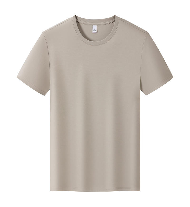 Comercio exterior europeo y americano camiseta de algodón de hielo logotipo impreso personalizado camiseta publicitaria de cuello redondo personalizada manga corta personalizada