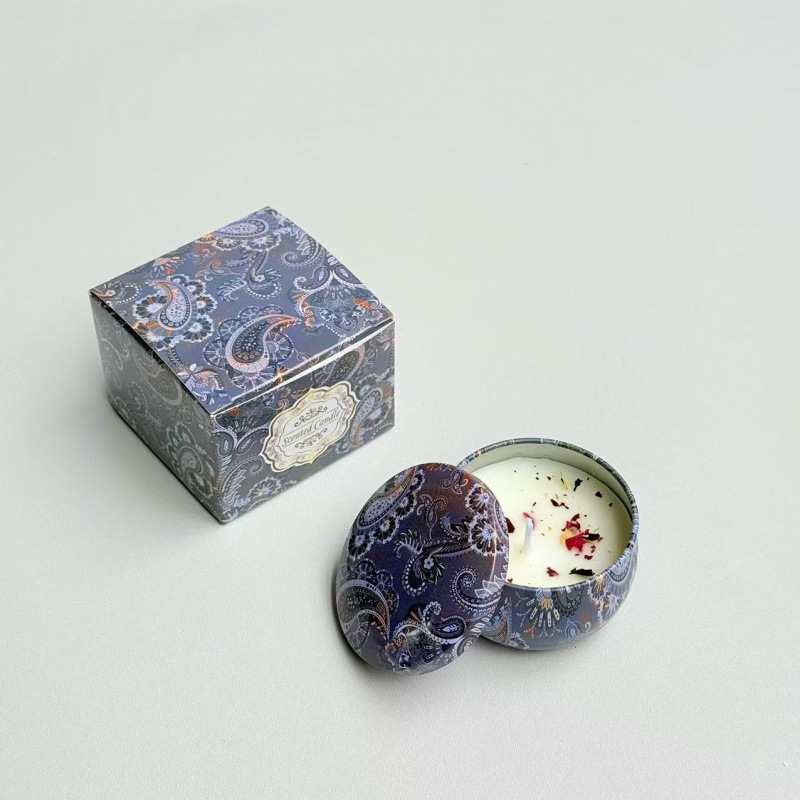 ¿Cara de soja transfronteriza con cera seca de flores? Regalos de cumpleaños de boda flores de flores de vela aromática