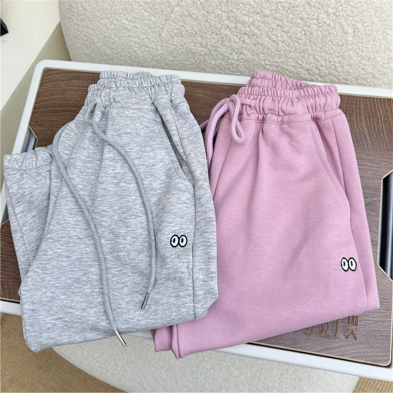 2024. aasta sügisene Korea laste tikitud silmakaitse poistele ja tüdrukutele, lahtised vabaaja spordialad pingutusnööriga seotavate jalgadega_voghion.com