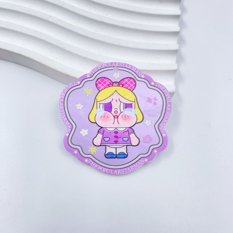 吊孔哭娃系列卡通印花片片吊坠diy手工饰品手机钥匙链挂件饰品|undefined