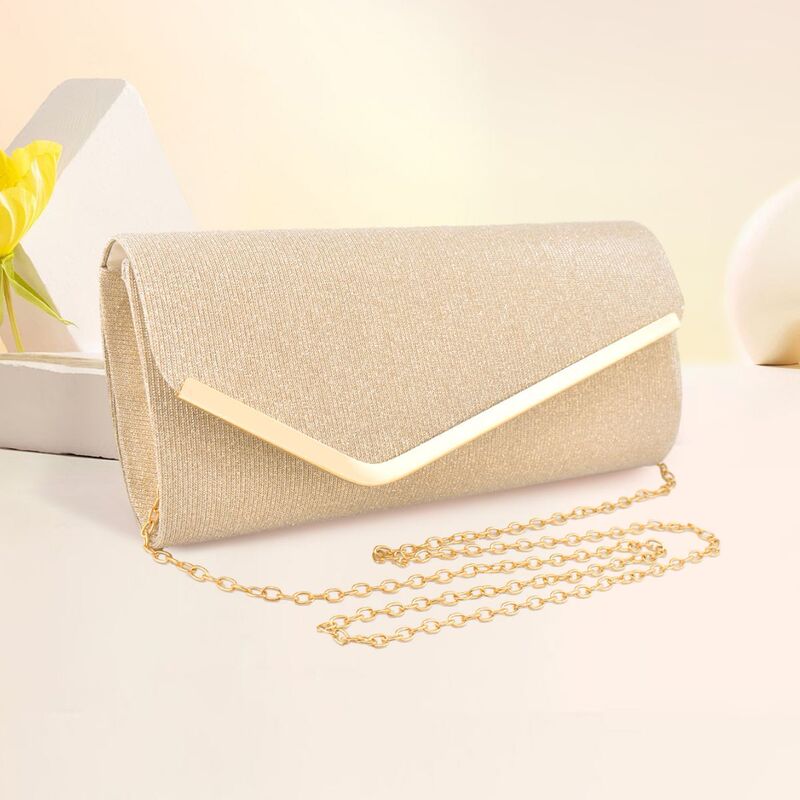 Special for Amazon e-commerce colorful glitter new women's evening bag Shantou tri-fold bag evening bag handbag wallet