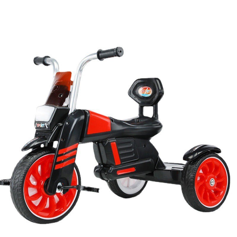 Children's tricycle can ride motorcycle tricycle baby stroller bicycle music stroller toy