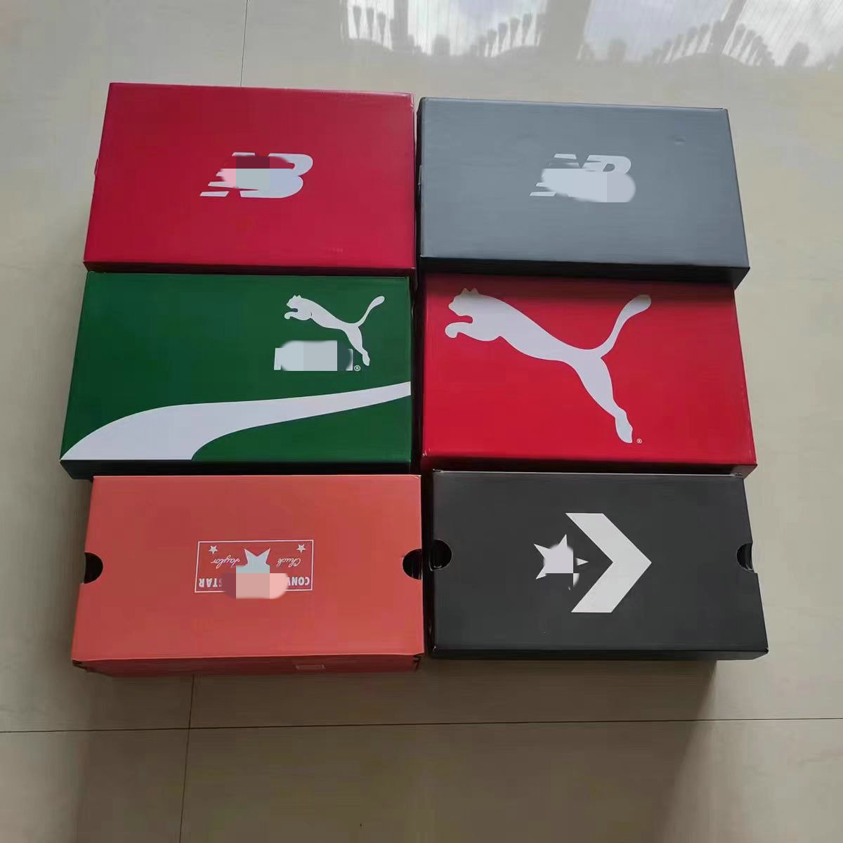 Manufacturer supplies trendy brand shoe boxes in stock kraft paper shoe storage box packaging box color box folding flip shoe box 2
