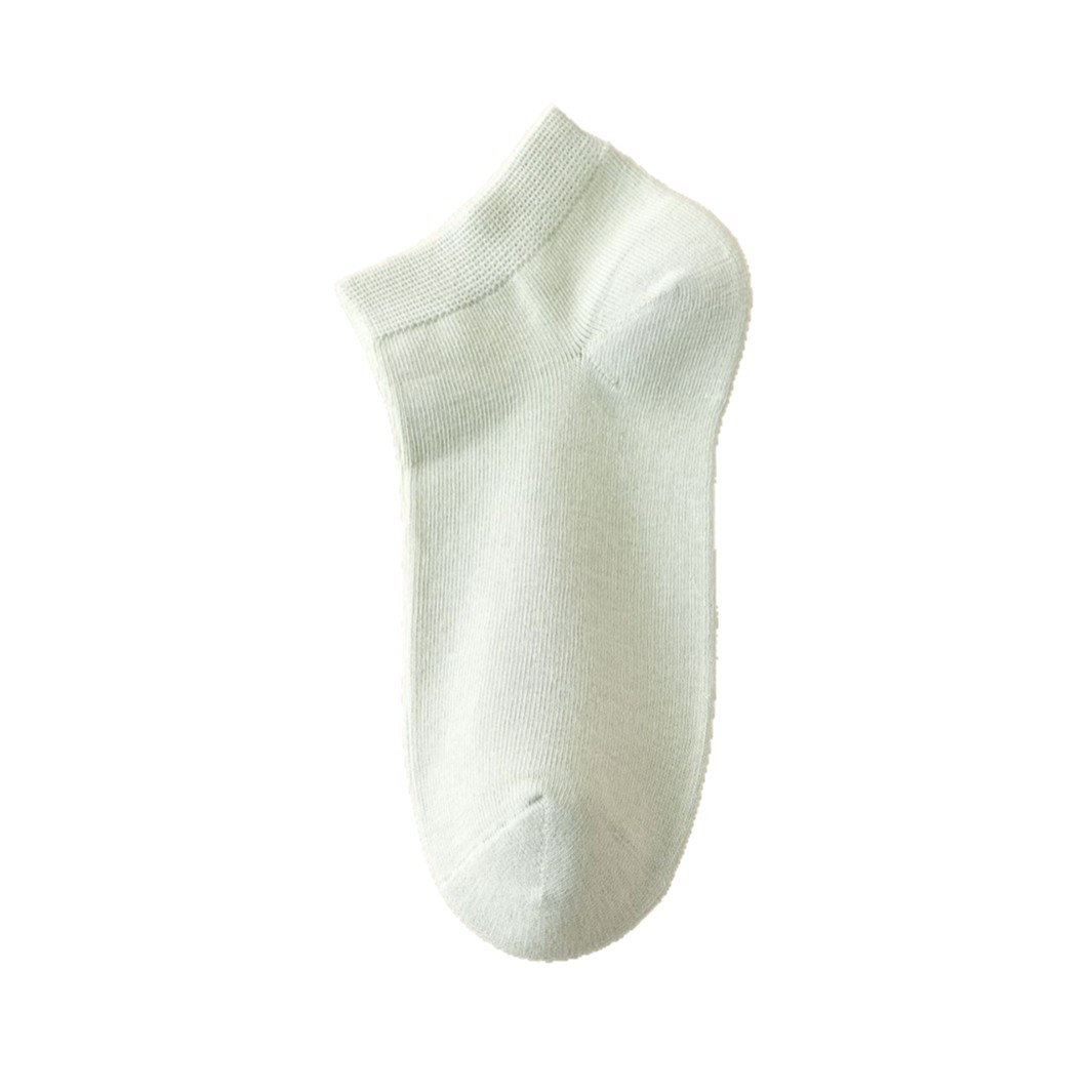 Calcetines Zhuji Calcetines finos de algodón de verano para mujer Calcetines de barco casuales de algodón absorbentes de sudor antibacteriano y desodorante de clase 7A