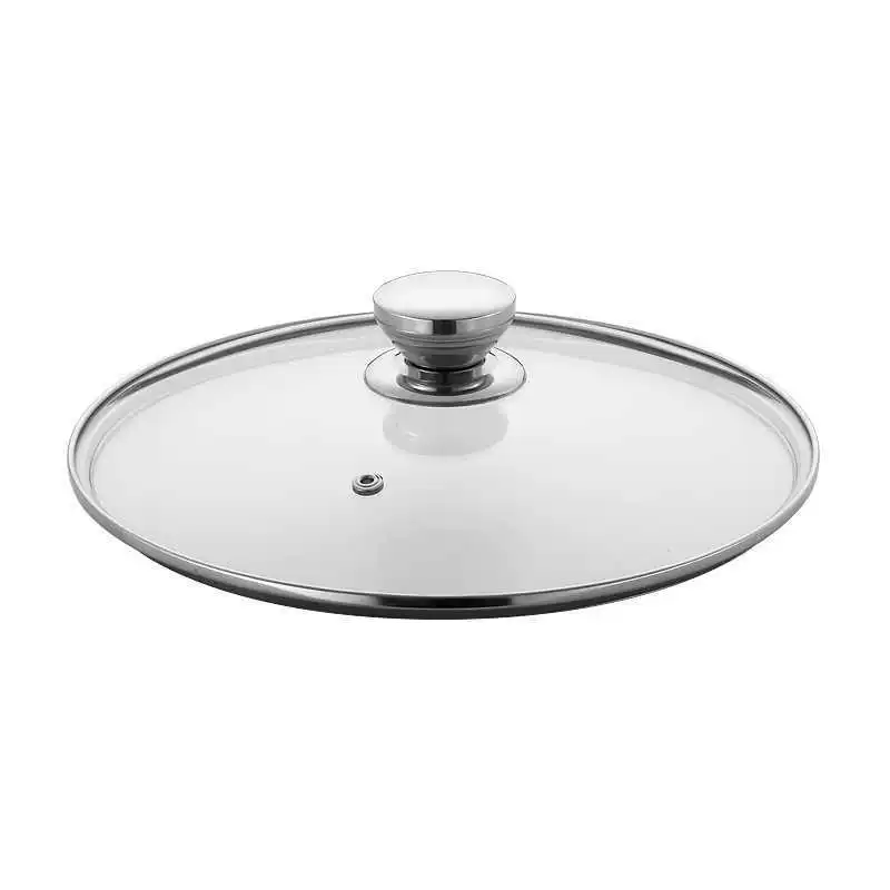 Крышка закаленного стекла крышка из нержавеющей стали крышка кастрюли крышка кастрюли универсальная крышка кастрюли крышка кастрюли антипригарная крышка кастрюли