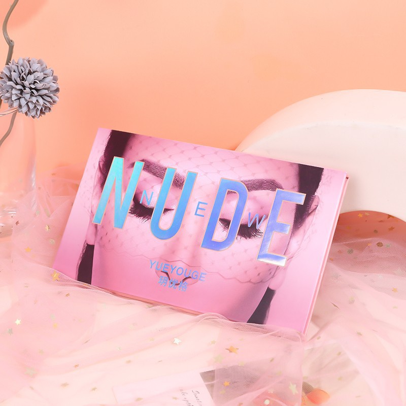 18-color desierto Rosa sombra de ojos placa tierra color nacarado mate sombra de ojos brillo popular sombra de ojos