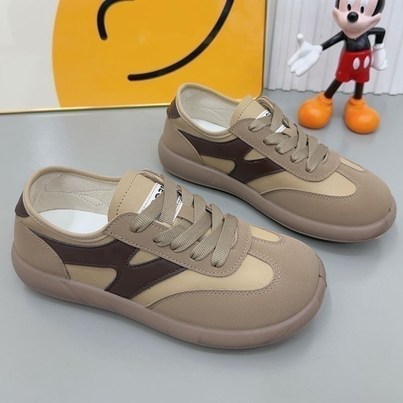 Zapatos de entrenamiento para mujeres primavera de 2026 nuevo retro versátil zapatos deportivos de color, moda casual con suela blanda zapatos de skate cómodos