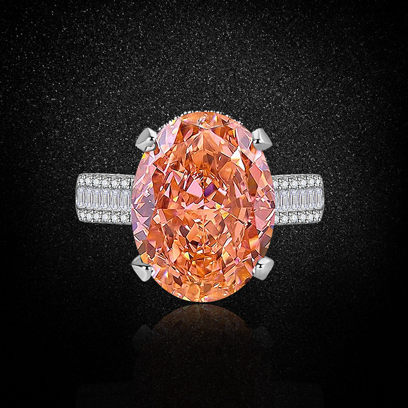 wedding season Festival Wholesale Jewelry Elegant Streetwear Geometric Copper High Carbon Diamond Plating Adjustable Ring