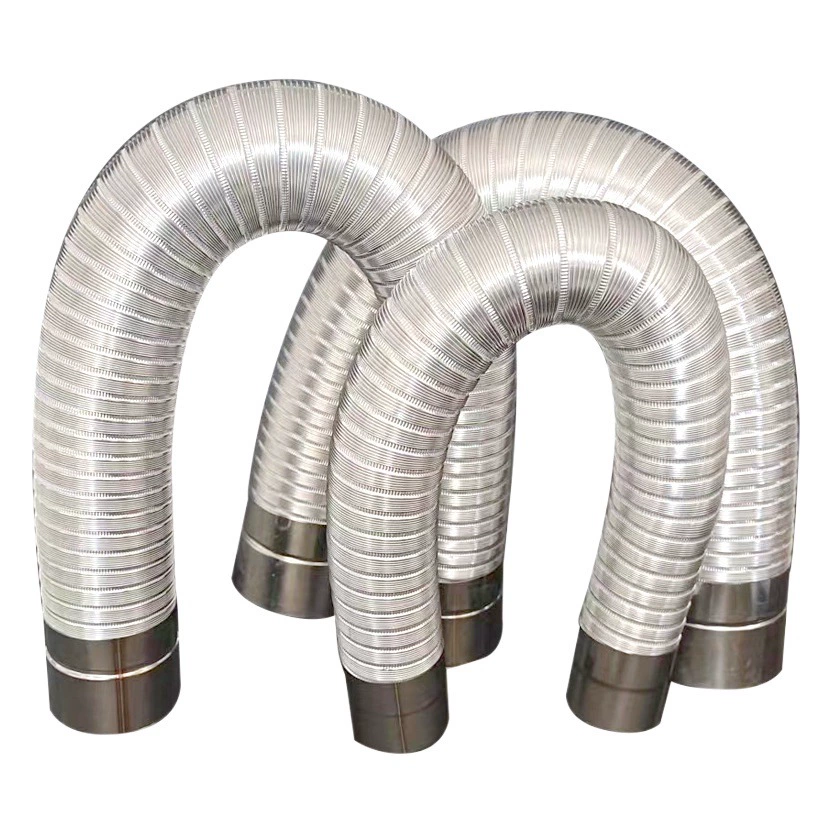 Вытяжная труба общего назначения, полностью алюминиевая труба для вытяжки, вытяжная труба для газового водонагревателя, утолщенная удлиненная полностью алюминиевая труба для вытяжки