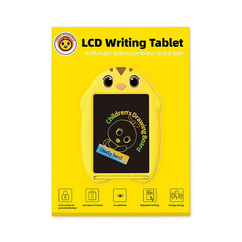 跨境卡通写字板彩色液晶画板儿童绘画板涂鸦绘画涂鸦8.5寸手写板