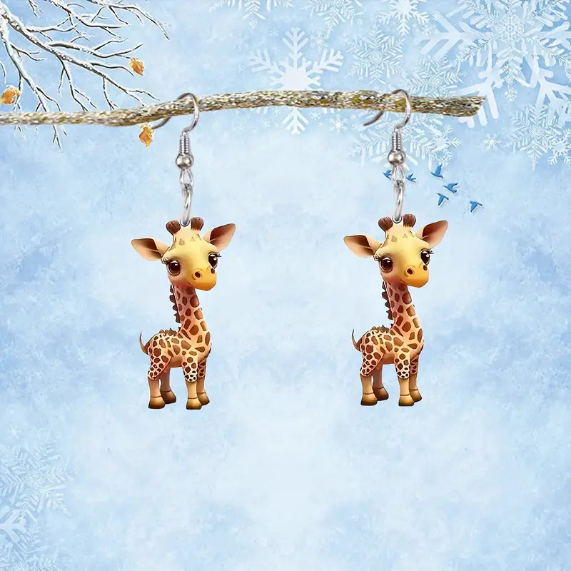 cute acrylic charming earrings