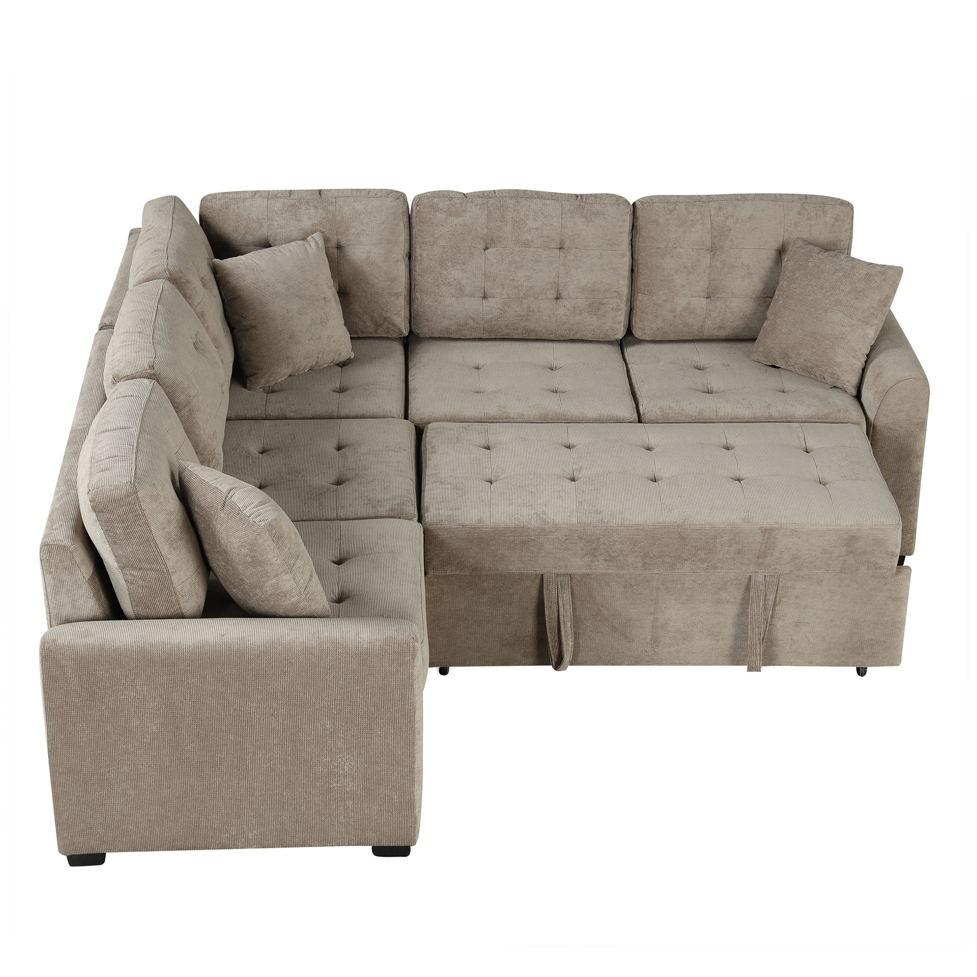 Sofá de tela de lujo ligero, muebles de sala de estar pequeños, sofá postmoderno