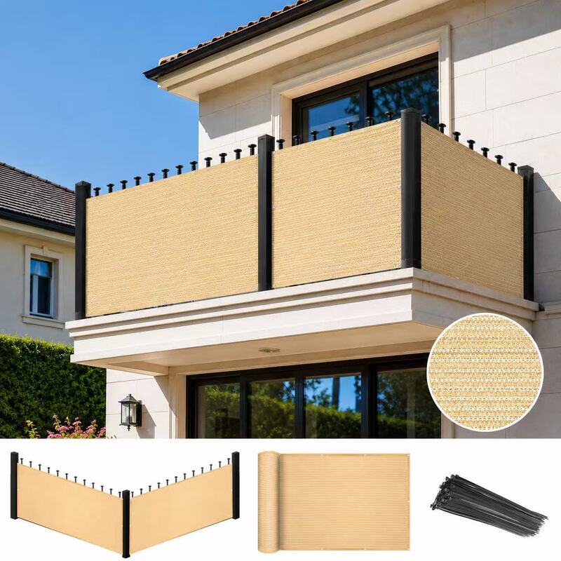 Balcony Privacy Protection Net, Dropshipping Available, Hdpe Material Fence Privacy Net Suitable for Courtyard, Outdoor, Construction Site Balcony Privacy Protection Net, Dropshipping Available, Hdpe Material Fence Privacy Net Suitable for Courtyard, Outdoor, Construction Site