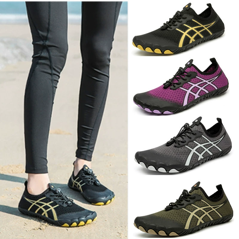 Мужская обувь для треккинга по реке на открытом воздухе, женская обувь для плавания и подводного плавания-амфибии, дышащая, быстросохнущая, нескользящая обувь с пятью пальцами, походная обувь