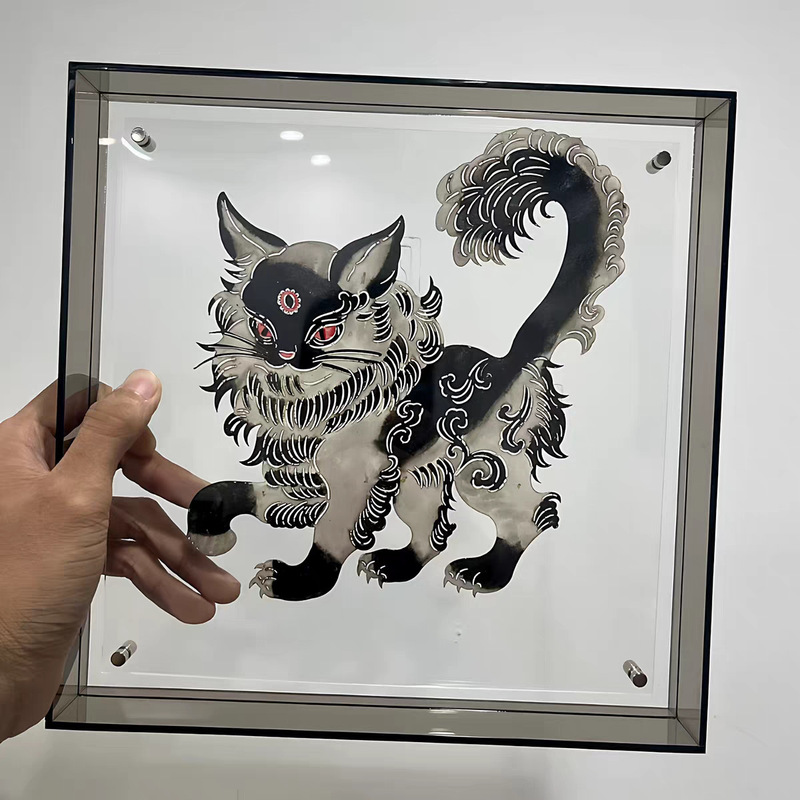 Source Manufacturer Showcases Sample Cases of Popular Products on Xiaohongshu: Exclusive Shadow Puppets of Black Cats in Various Colors