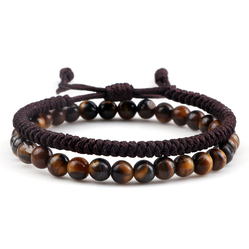 Hand-Woven Diamond Knot Colorfulful Hand Rope Buddhist Beads Bracelet Jewelry Volcanic White Porcelain Set Bracelet in Stock Hand-Woven Diamond Knot Colorfulful Hand Rope Buddhist Beads Bracelet Jewelry Volcanic White Porcelain Set Bracelet in Stock