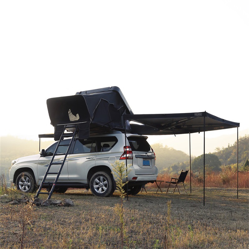 Outdoor Fully Automatic Roof Tent Suv Car Off-Road Vehicle Car-Mounted Rv Self-Driving Tour Abs Hard Shell Foldable