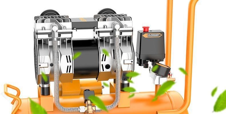 Air pump air compressor small air compressor oil-free silent 220V woodworking painting air pump