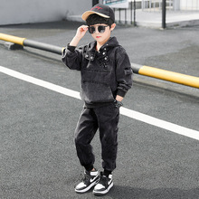 童装男童秋装套装2025新款韩版帅气中大儿童春秋牛仔两件套洋气潮